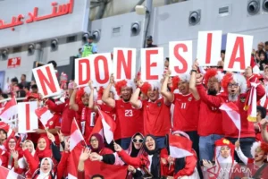 Pendukung Timnas U-23 Indonesia